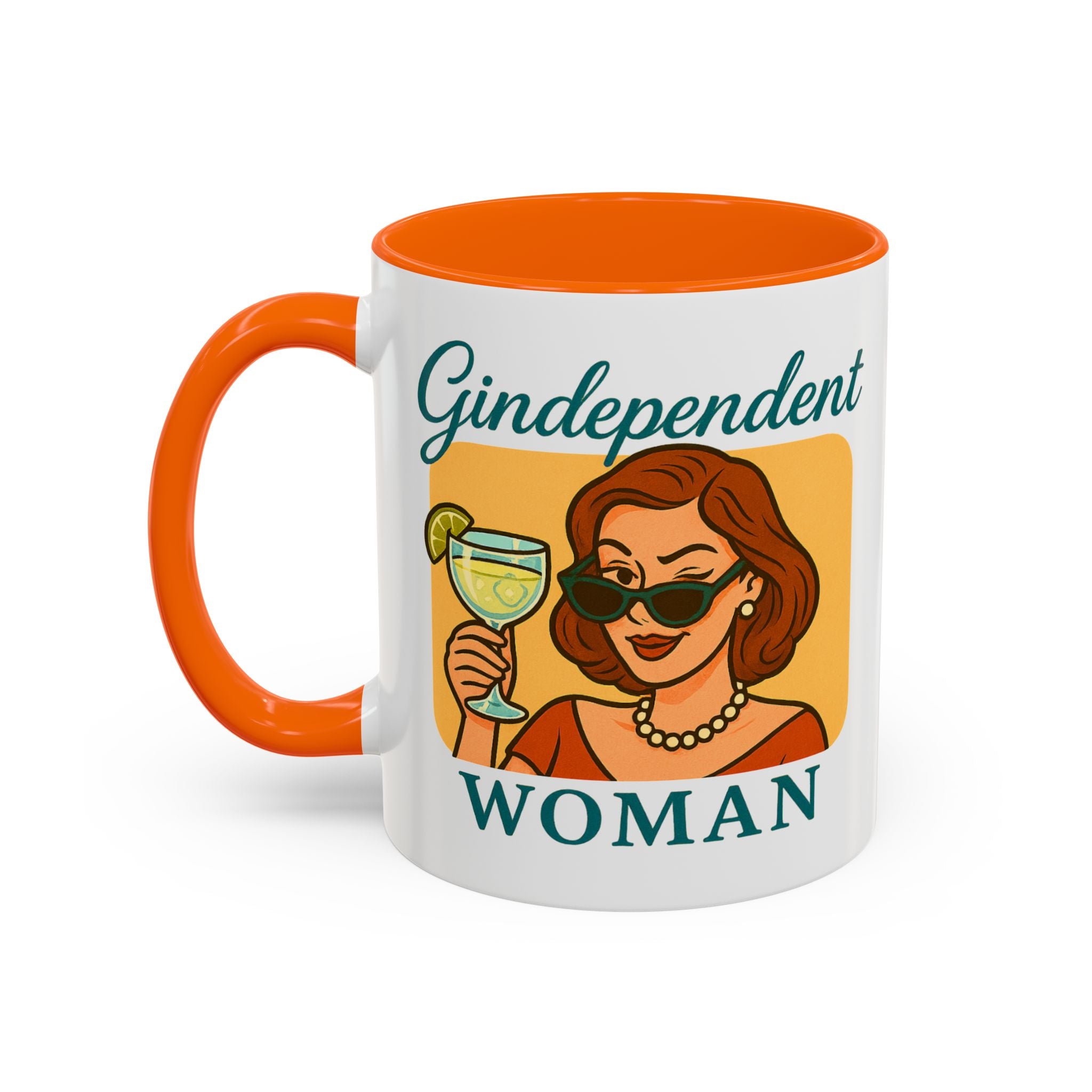 Gindependent Woman Mug - Funny Gin Gift for Wine Mums, Aunts, Best Friend | Sassy Gag Gift