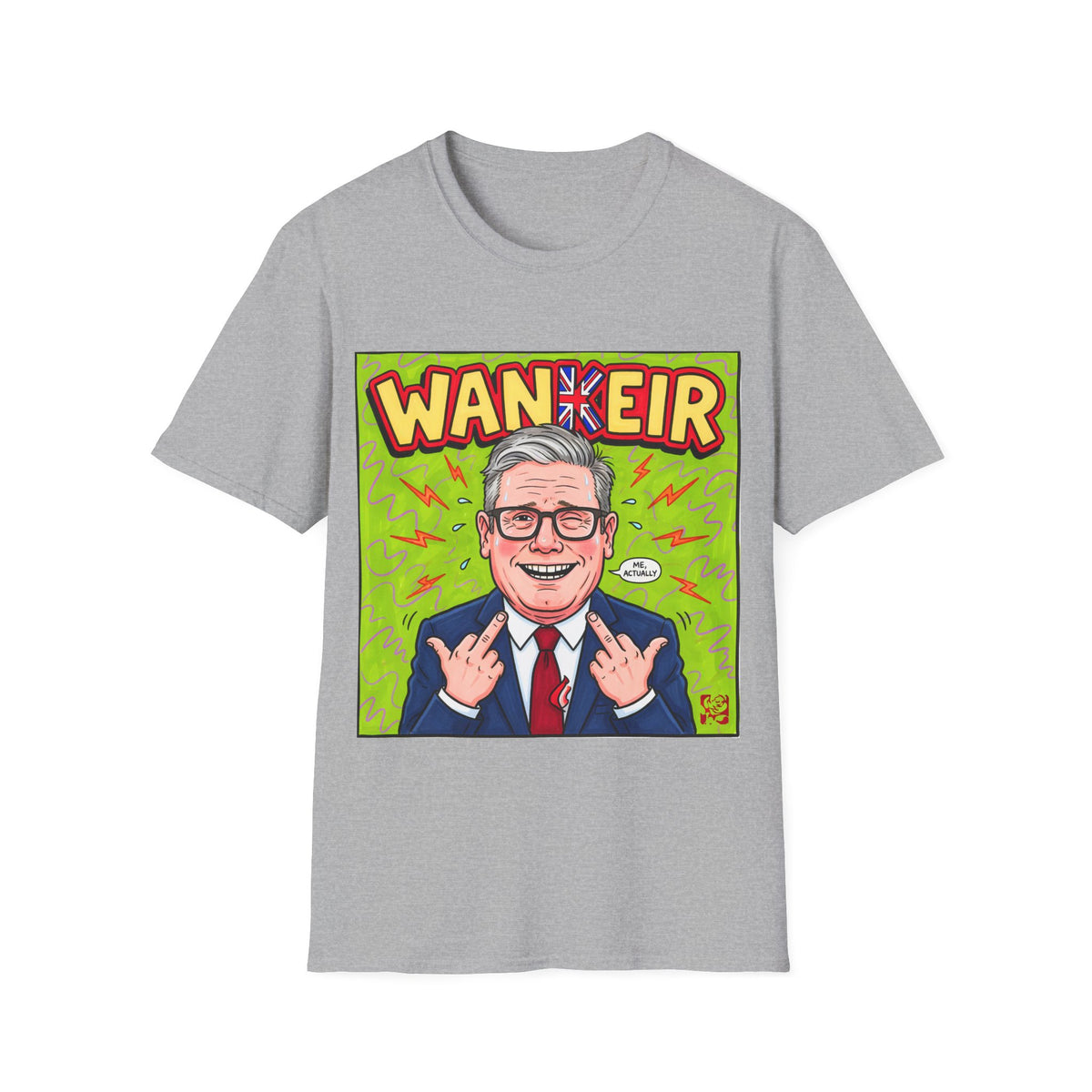 Wankeir T-Shirt | Funny Keir Starmer Parody Tee