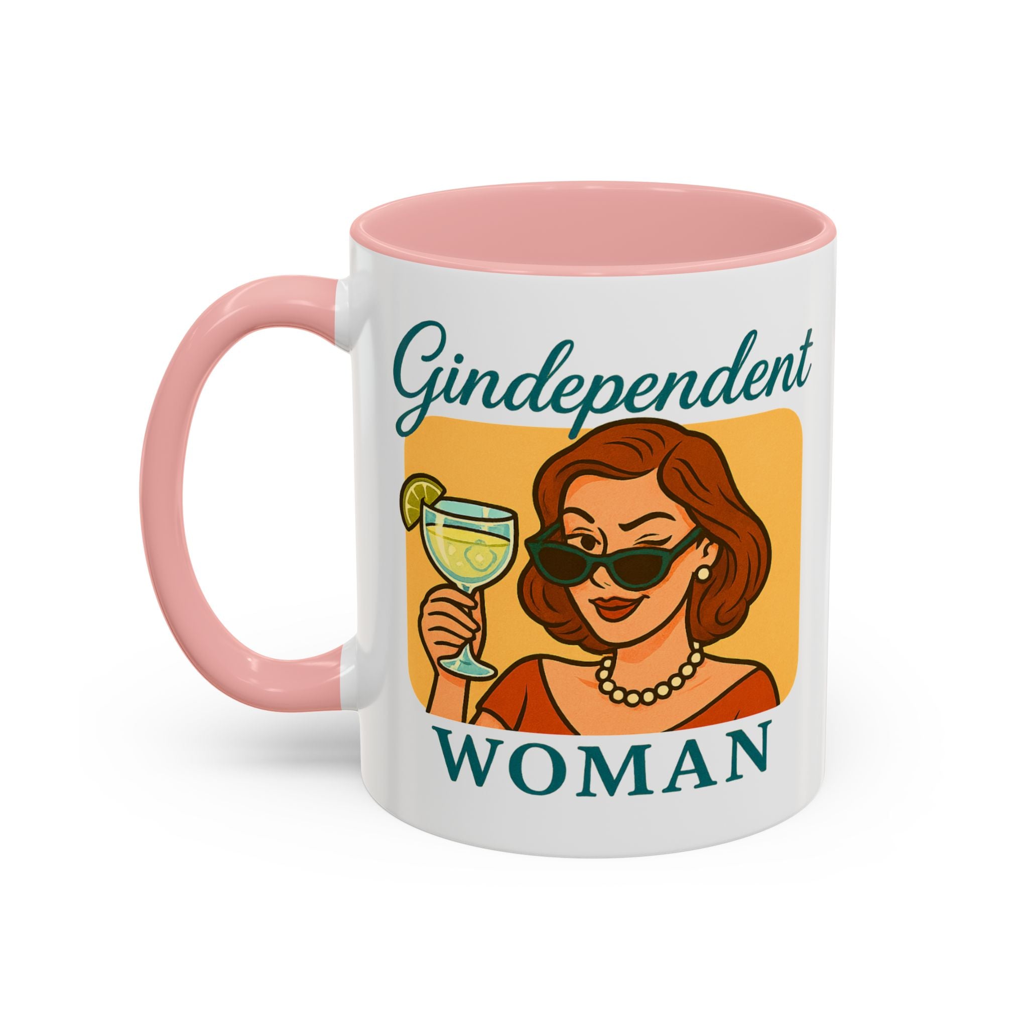 Gindependent Woman Mug - Funny Gin Gift for Wine Mums, Aunts, Best Friend | Sassy Gag Gift