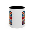 Sir Barks-a-Lot Accent Coffee Mug | Patriotic British Doggy Design | Whimsical 11oz Cup Multiple Colors | Lead & BPA-Free, C-Shaped Handle