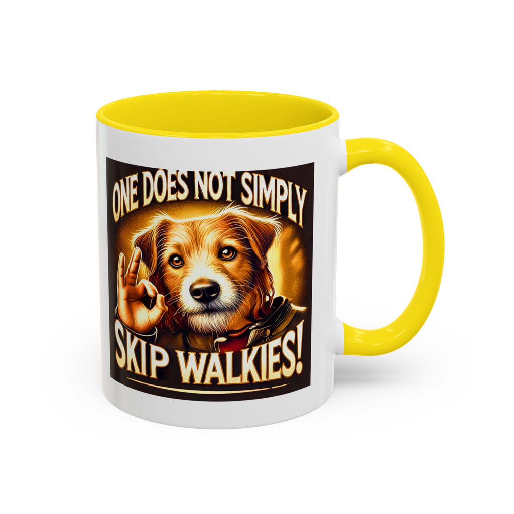 One Does Not Simply Skip Walkies - 11oz Funny Dog Mug | Lord of the Rings Coffee Mug | Dog Lover Gift | Mug for Dad | Pet Owner Gift