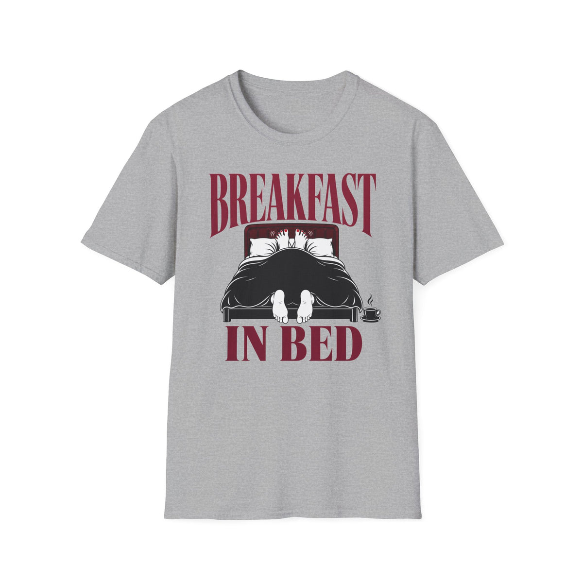 Breakfast In Bed cheeky adult humour t-shirt, photo 2