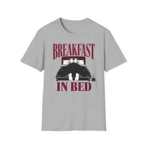 Breakfast In Bed cheeky adult humour t-shirt, photo 2