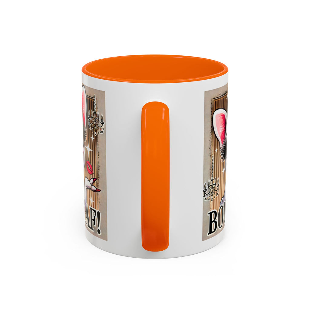 BOUJEE AF Frenchie Mug | 11oz Cute Ceramic Coffee Cup Gift for Animal Lovers | French Bulldog Novelty Mug