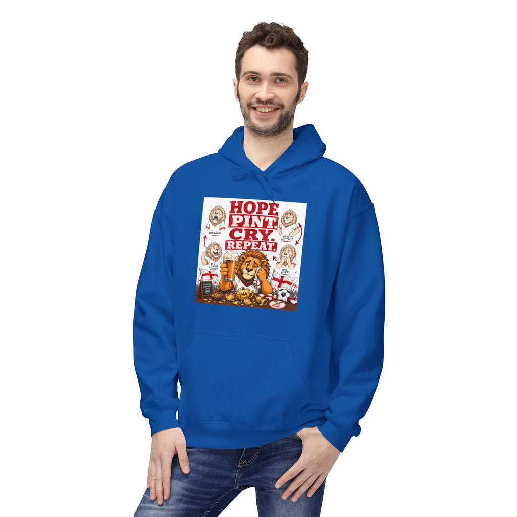 Three Lions Emotional Support Hoodie | Funny England Football