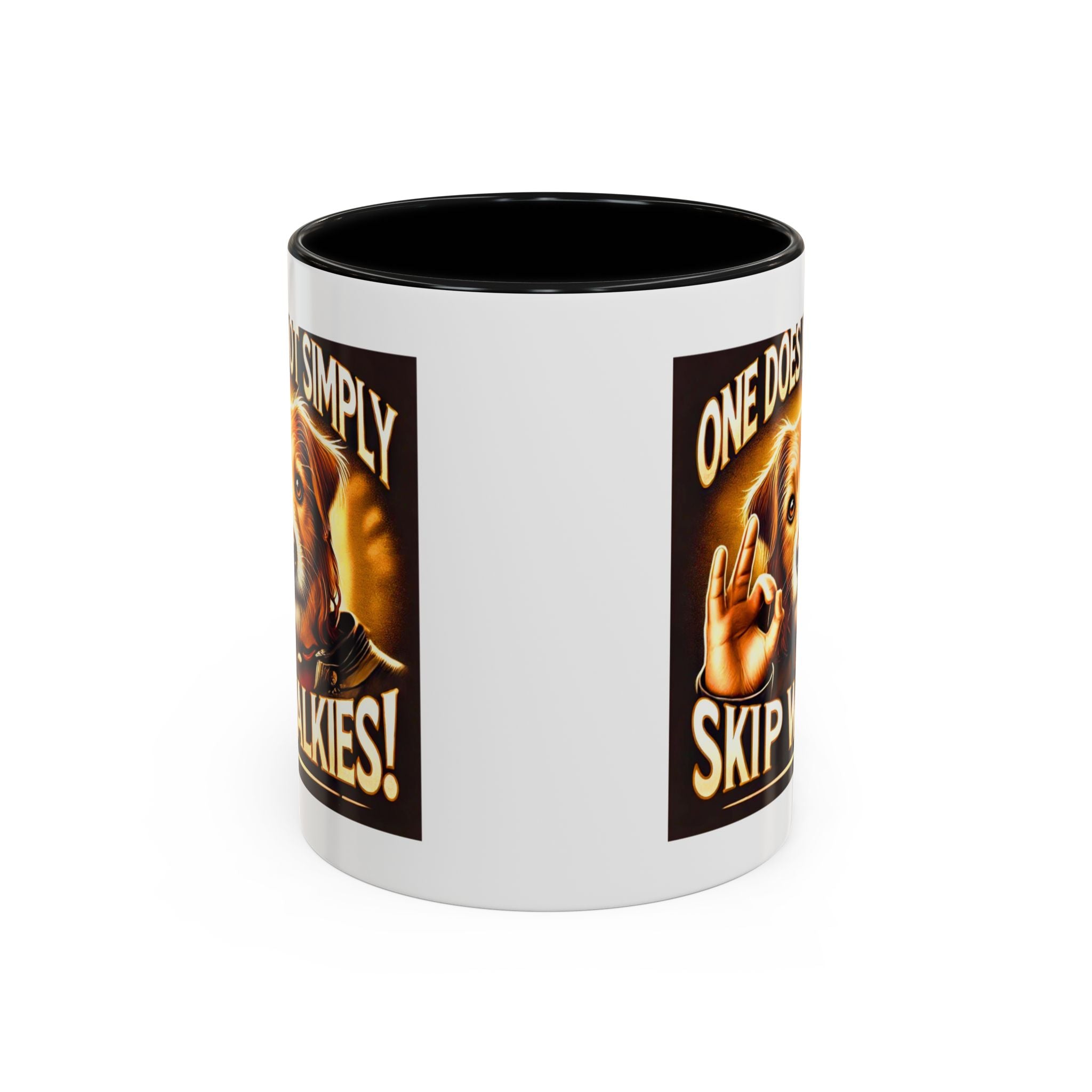 One Does Not Simply Skip Walkies - 11oz Funny Dog Mug | Lord of the Rings Coffee Mug | Dog Lover Gift | Mug for Dad | Pet Owner Gift