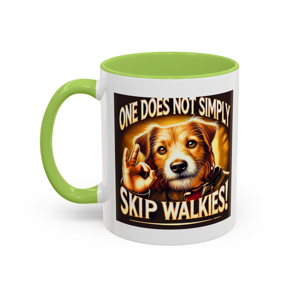 One Does Not Simply Skip Walkies - 11oz Funny Dog Mug | Lord of the Rings Coffee Mug | Dog Lover Gift | Mug for Dad | Pet Owner Gift