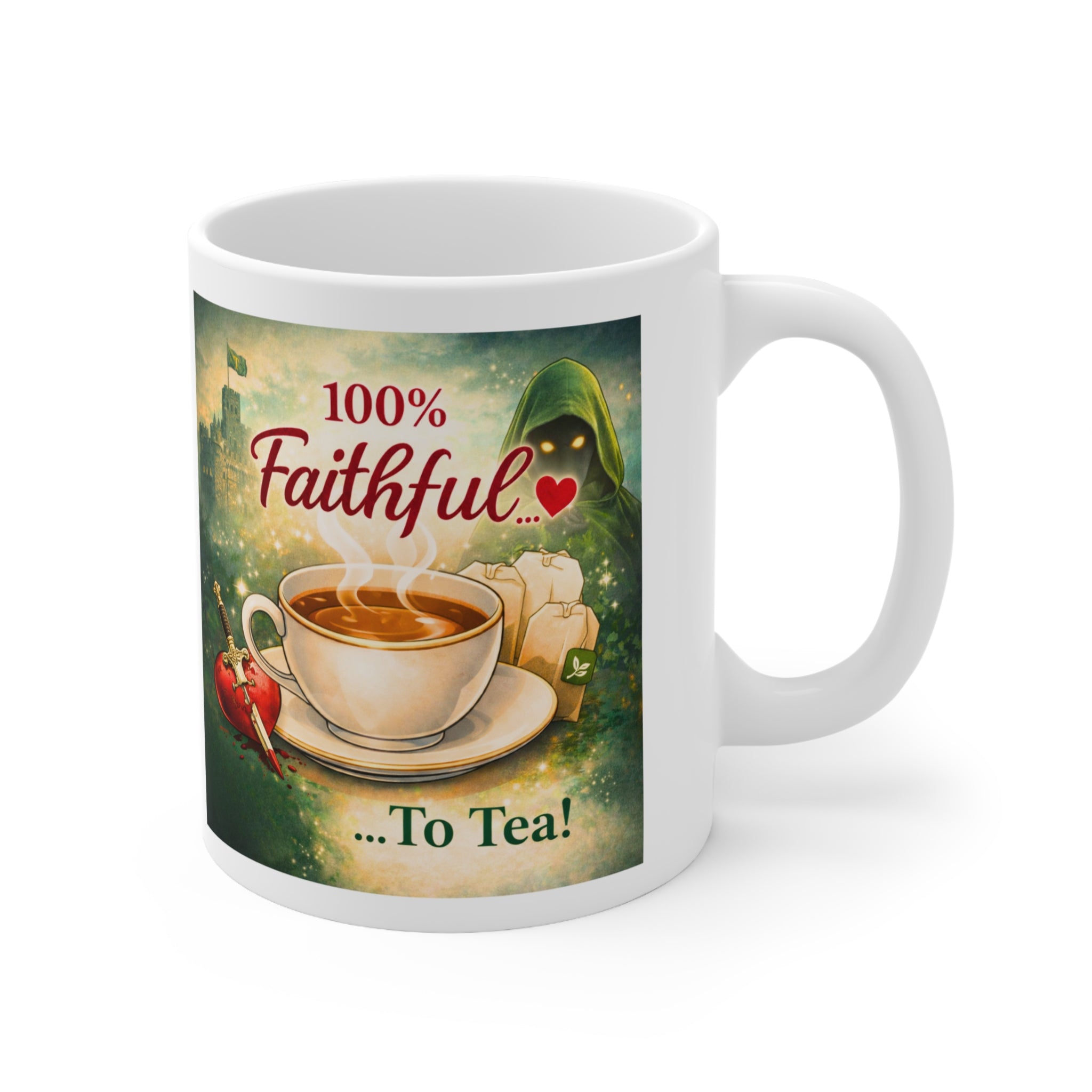 Traitors UK Funny Tea Mug - 100 Percent Faithful To Tea Cup