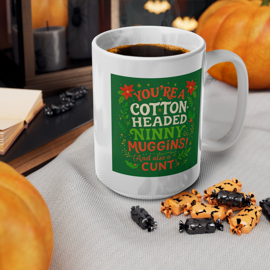 Rude Cotton Headed Ninny Muggins Elf Christmas mug, photo 11