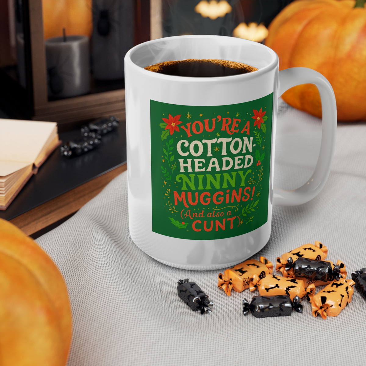 Rude Cotton Headed Ninny Muggins Elf Christmas mug, photo 11