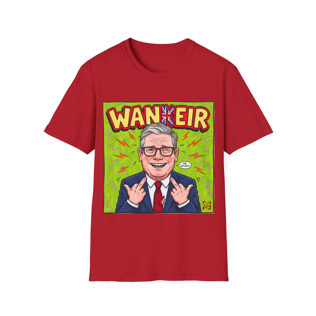 Wankeir T-Shirt | Funny Keir Starmer Parody Tee