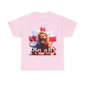 Proud Lion Unisex Cotton Tee (Transparent Background) | English Patriot Shirt | MEGA | Patriotic UK T-Shirt | National Pride Rally Merch
