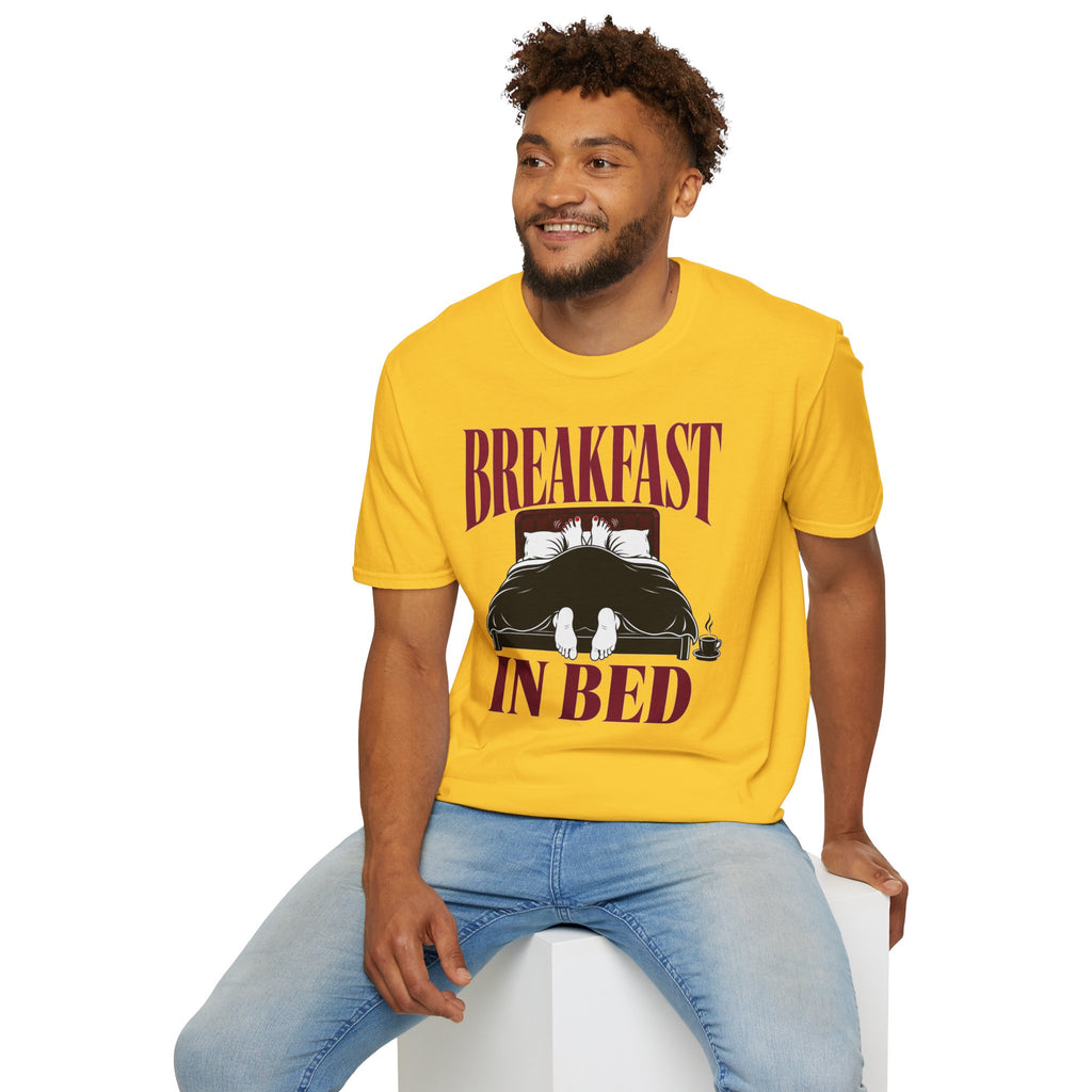 Breakfast In Bed T-Shirt | Cheeky Adult Humour Tee