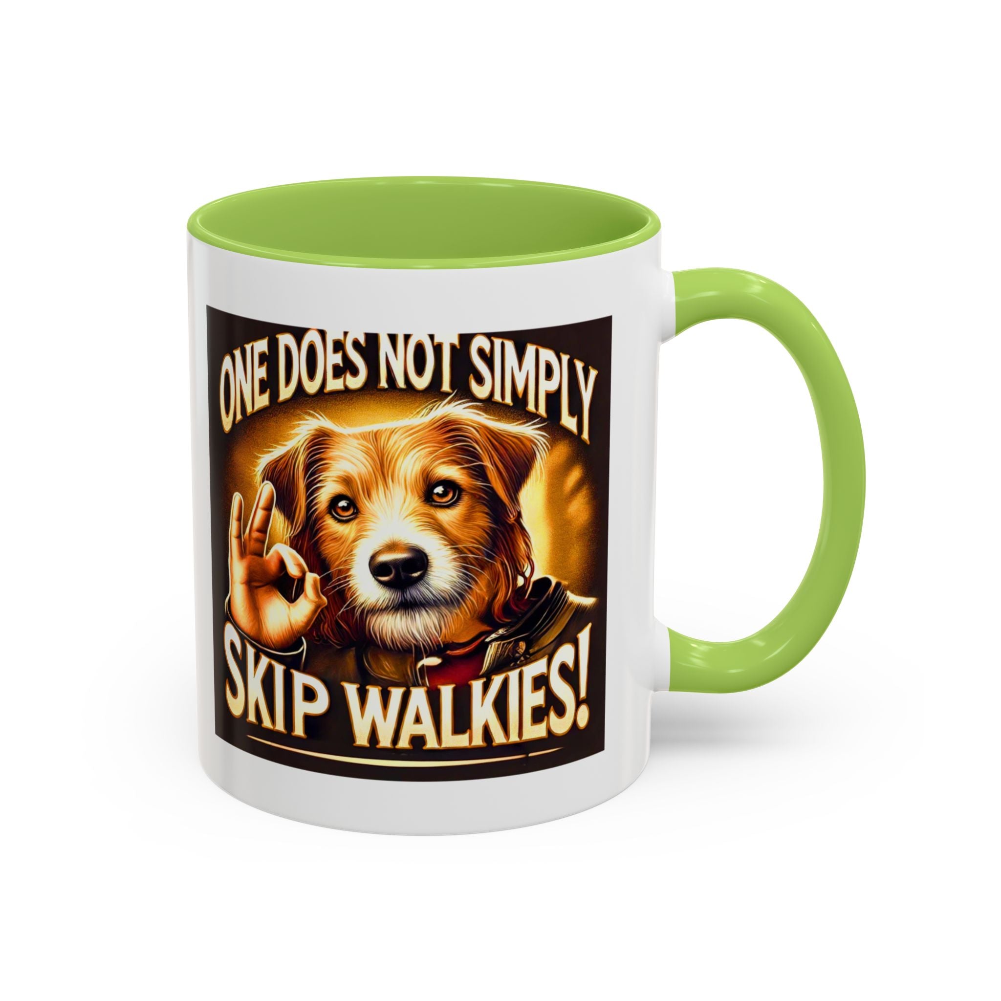 One Does Not Simply Skip Walkies - 11oz Funny Dog Mug | Lord of the Rings Coffee Mug | Dog Lover Gift | Mug for Dad | Pet Owner Gift
