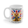 Float Like a Lady, Sting Like a Queen Mug | Union Jack Fairy Goddess Coffee Cup | International Women's Day