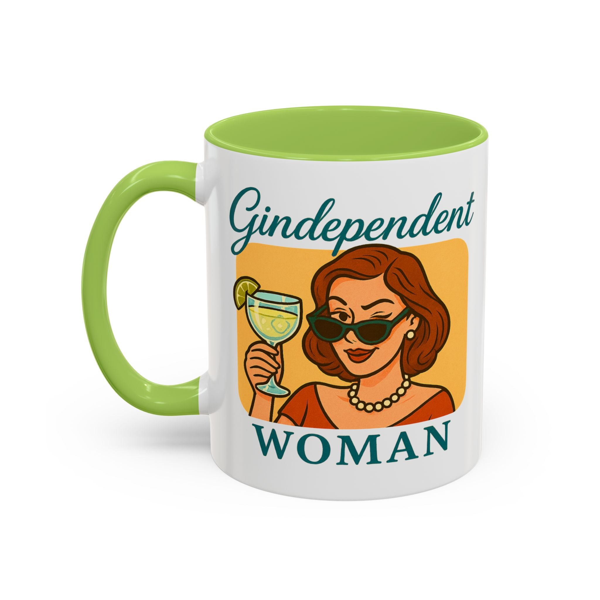 Gindependent Woman Mug - Funny Gin Gift for Wine Mums, Aunts, Best Friend | Sassy Gag Gift