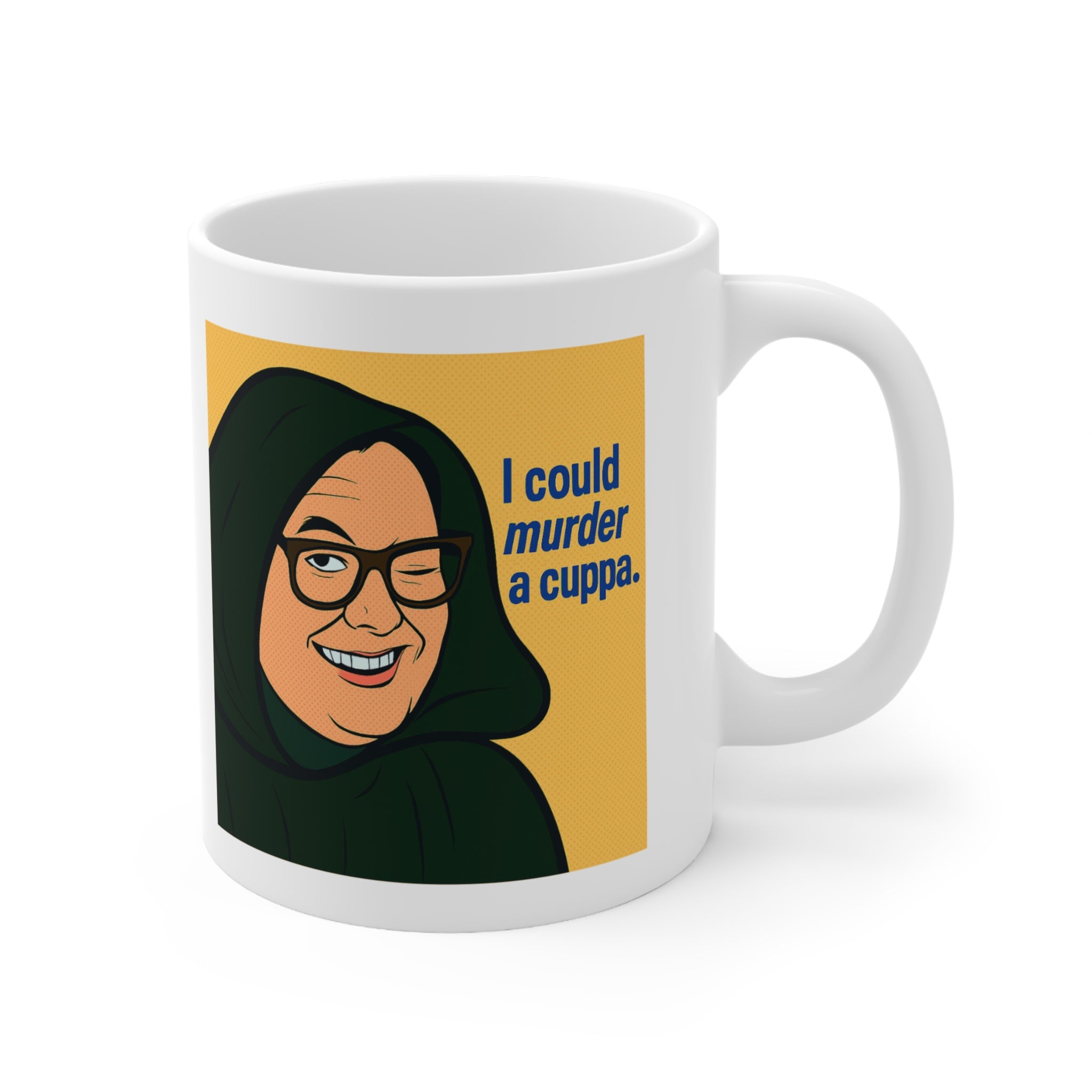 Ultimate Alan Carr Celebrity Traitors Dual Image Pop Art UK Mug | Funny British TV Show Cup | Cheeky Gift for TV Fans