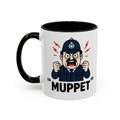 MUPPET Policeman Parody Coffee Cup | 11oz Funny Meme Mug | Free Speech Satire Gift | UK Gag Gift