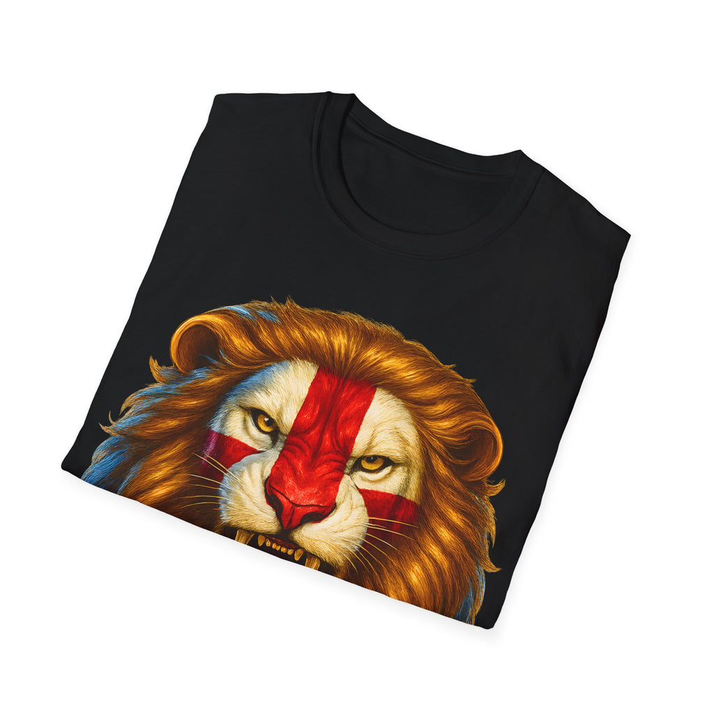 MEGA England T-Shirt | English Lion Tee | Funny Patriotic St George's Day Shirt | Cheeky England Pride Top