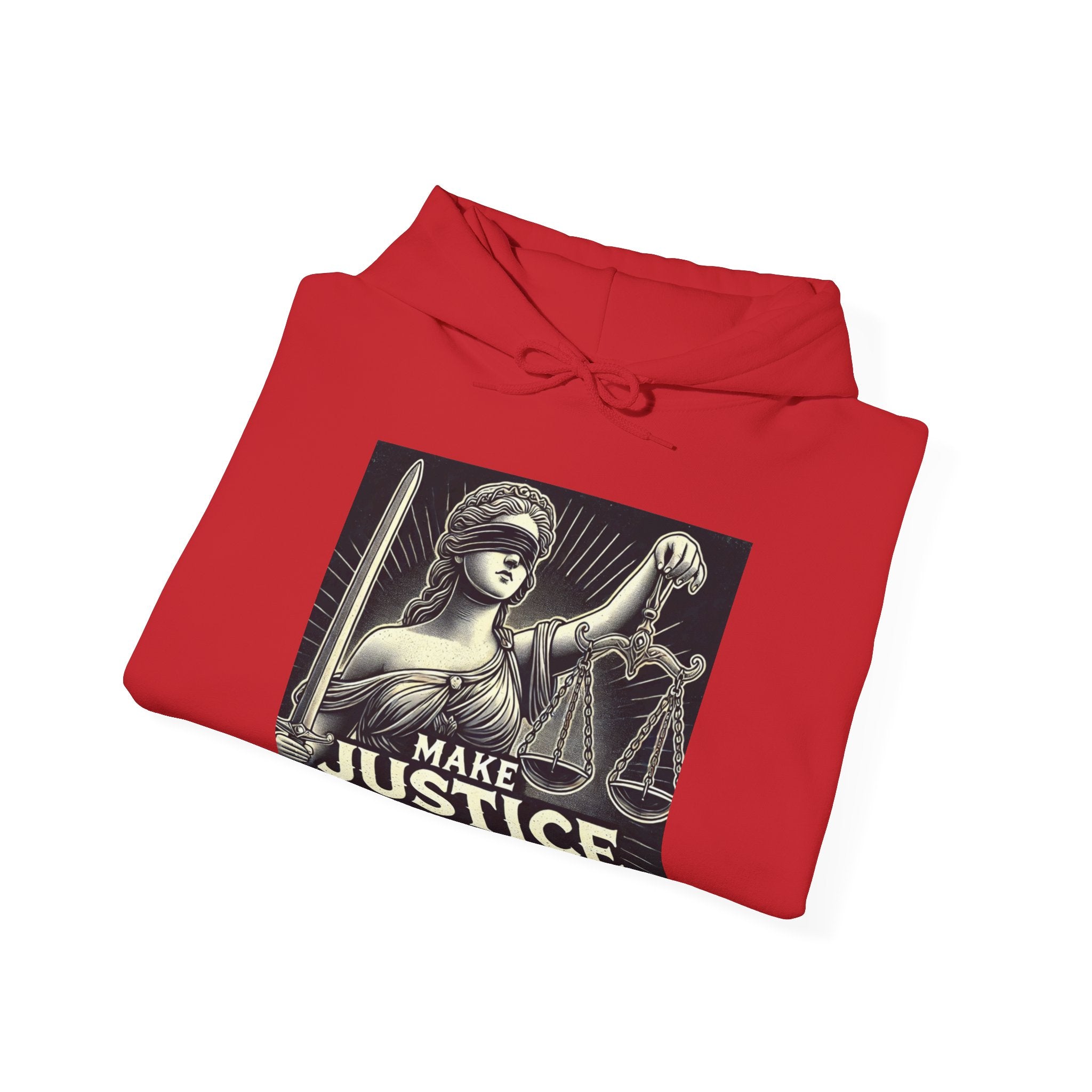 Make Justice Blind Again Unisex Hoodie | Free Speech Sweatshirt, Cozy Fashion, Everyday Wear, Political Apparel