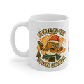 Funny Christmas Mug - Yippee-Ki-Yay Coffee Drinker Movie Parody Mug