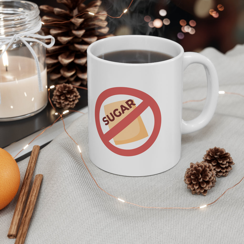 No Sugar! (I'm Already Sweet Enough) | Funny Ceramic Mug | Great for Coffee Lovers, Gift for Friends, Funny Kitchen Decor | Sarcastic Humour