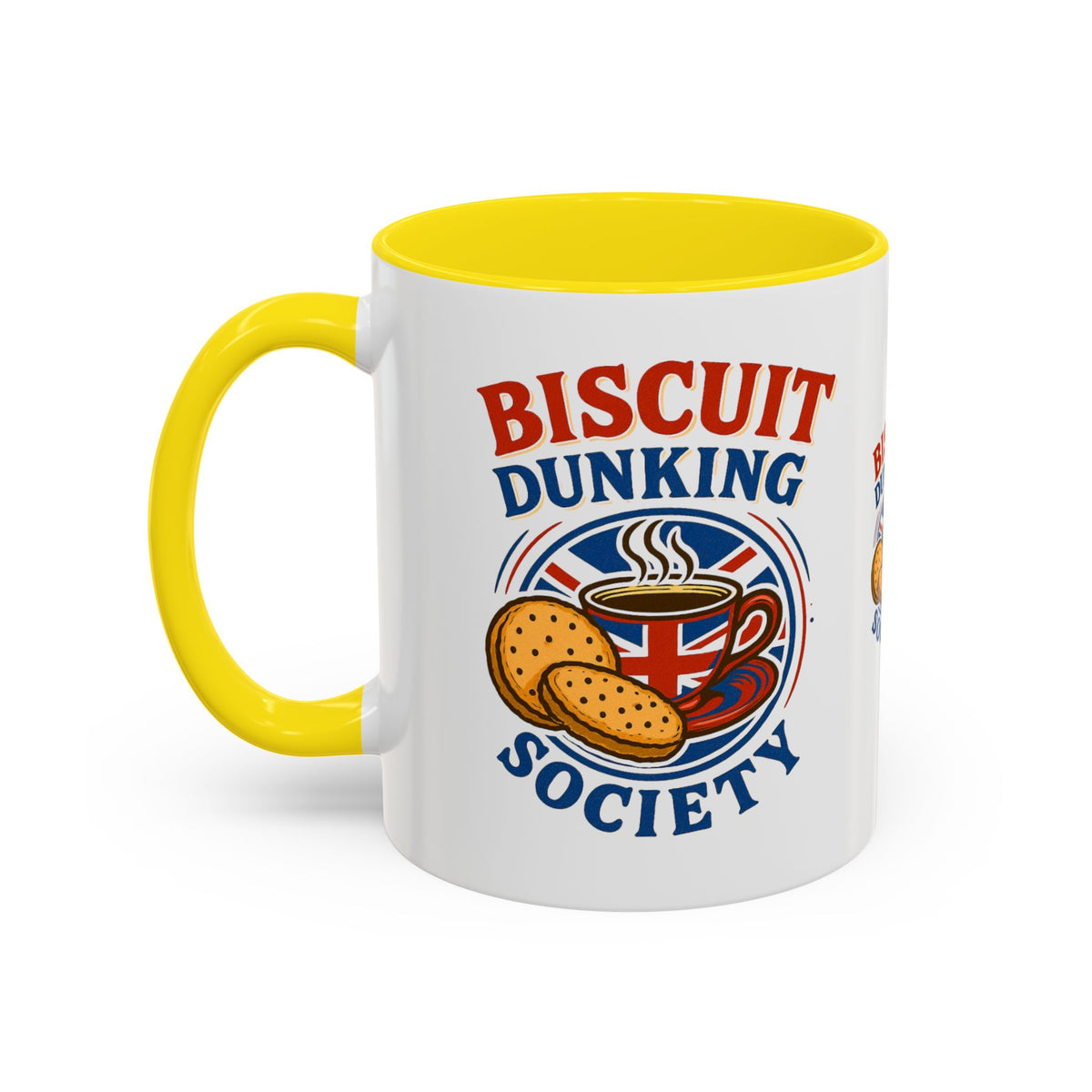 Biscuit Dunking Society Union Jack tea mug, photo 4