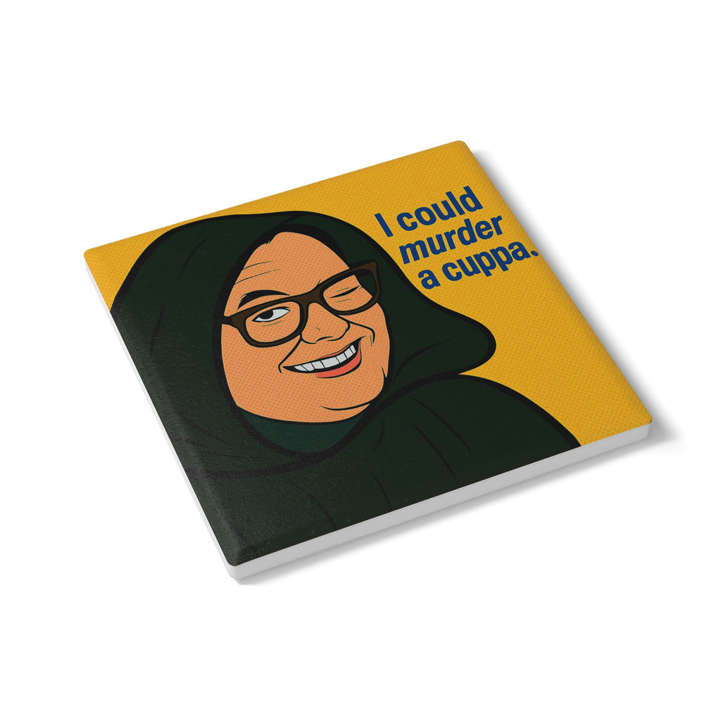 Alan Carr Celebrity Traitors UK Coffee Coaster | Pop Art Traitors-Inspired Tea and Drinks Mat