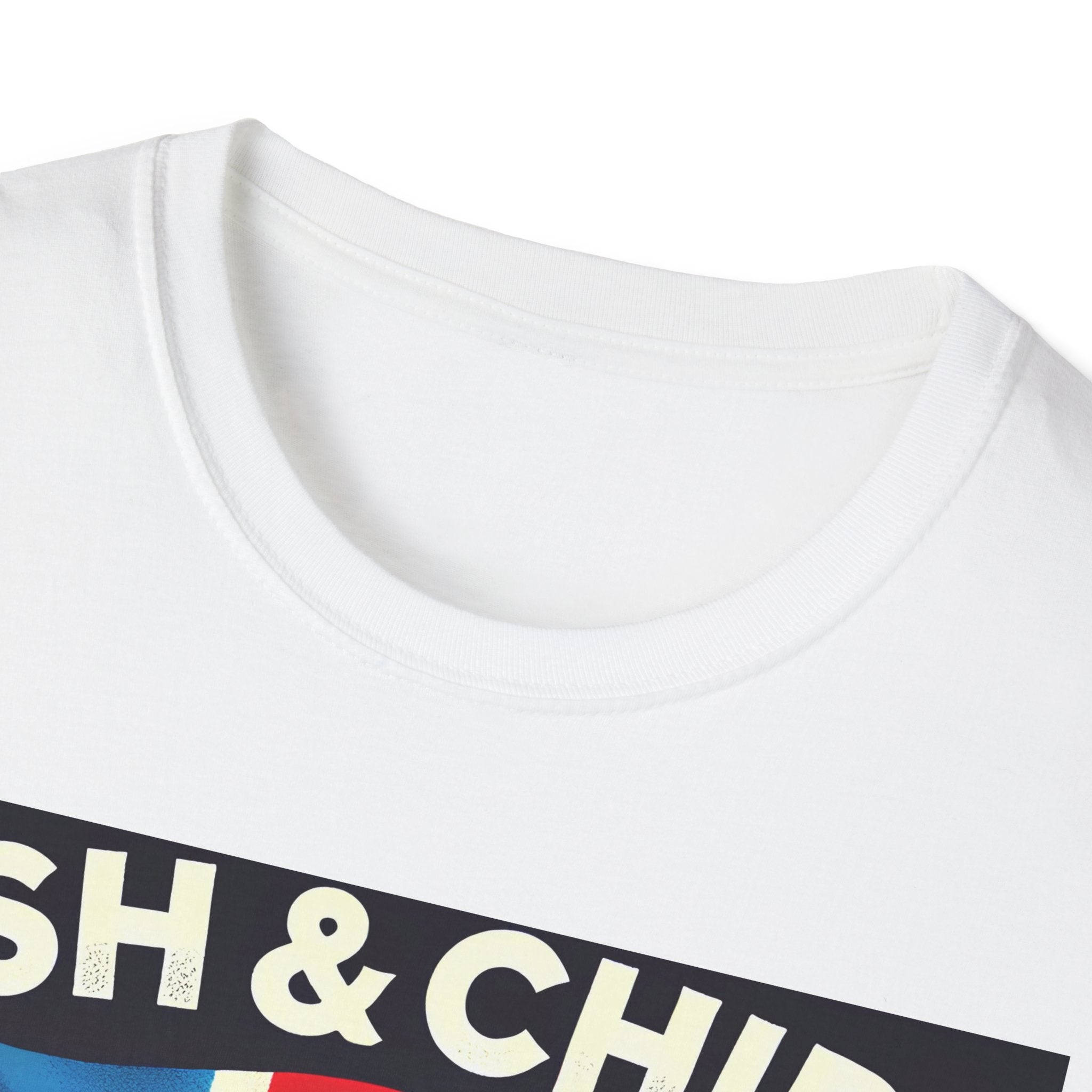 Fish & Chips n Chill Unisex T-Shirt | The Ultimate British Foodie Tee | Funny Pub Festival Wear | Gift for Food Lovers | UK Banter Apparel