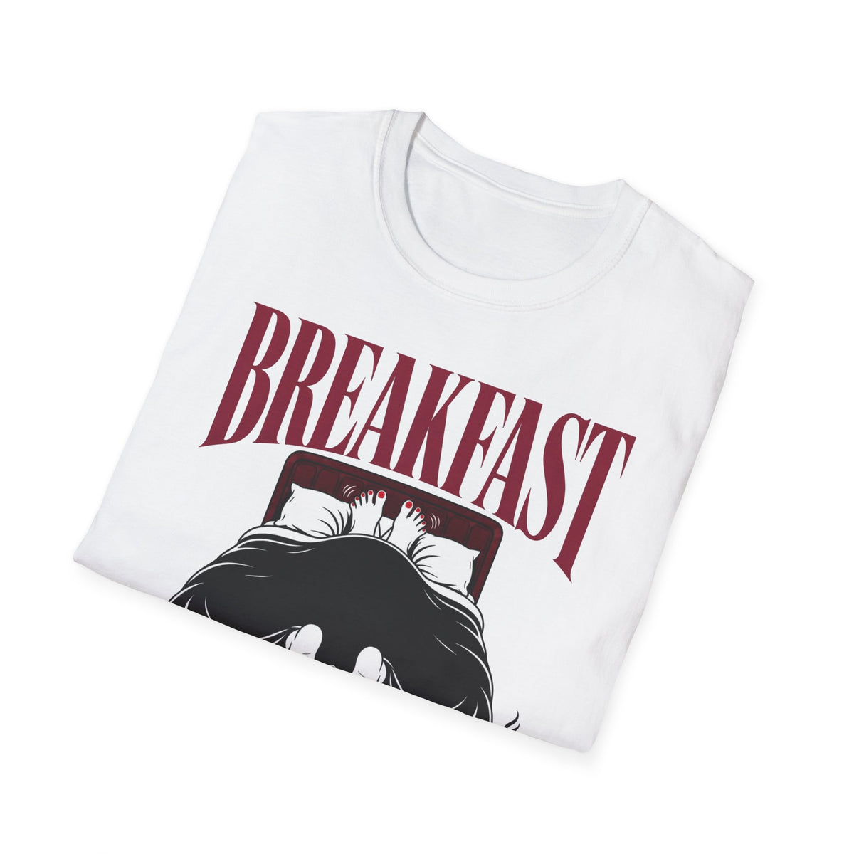 Breakfast In Bed cheeky adult humour t-shirt, photo 6