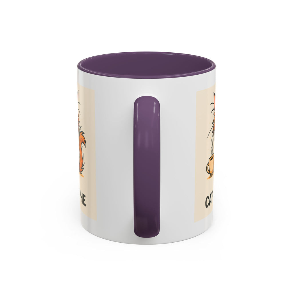 I'm A Cat-astrophe 11oz Mug | Funny Frazzled Cat Coffee Cup | Hot Mess Cat Lover Gift | Microwave & Dishwasher Safe | Whimsical Animal Mug