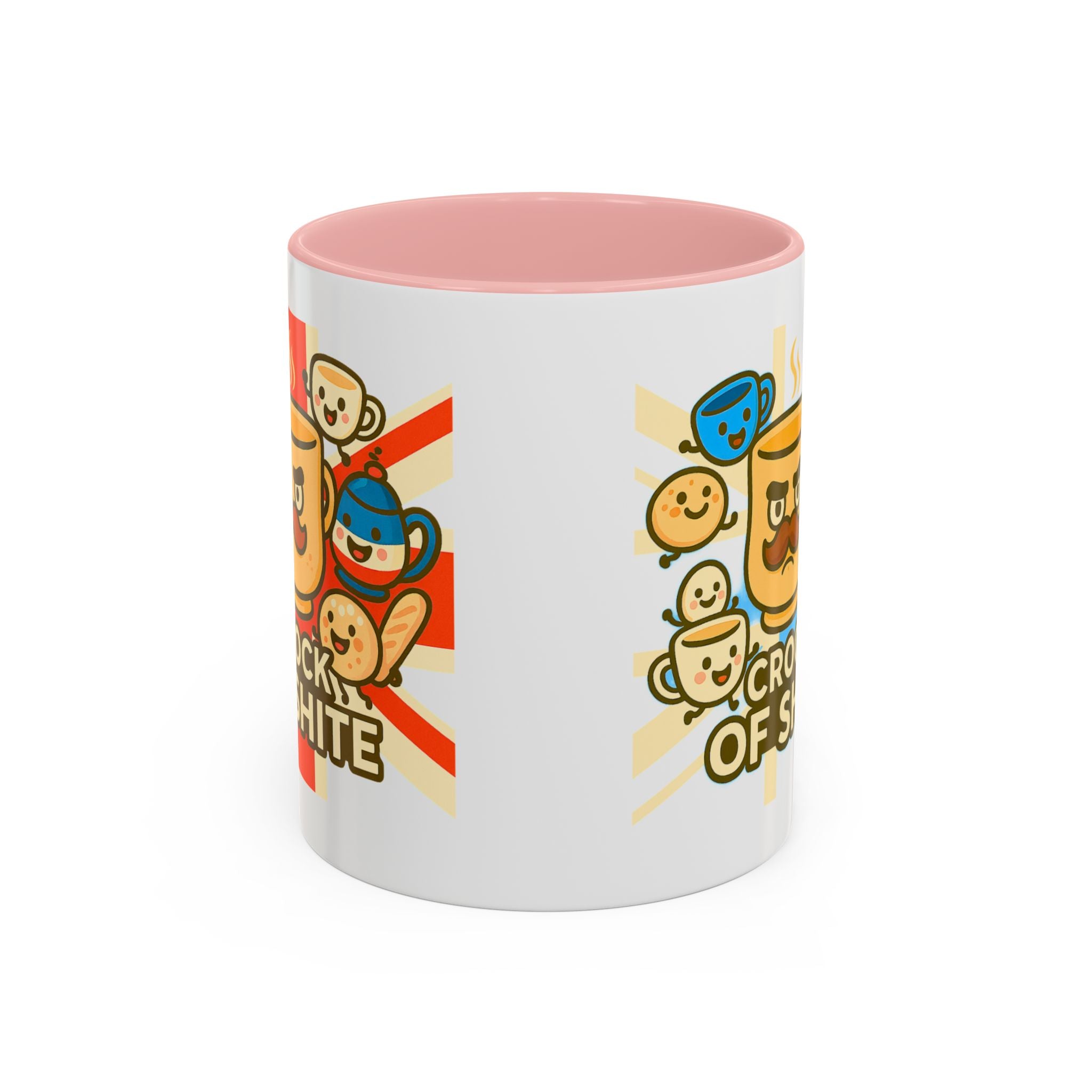 Crock of Shite Mug | Funny British Humour Teacup Cartoon | UK Patriot Banter Gift, Quirky Novelty Coffee Cup 11oz