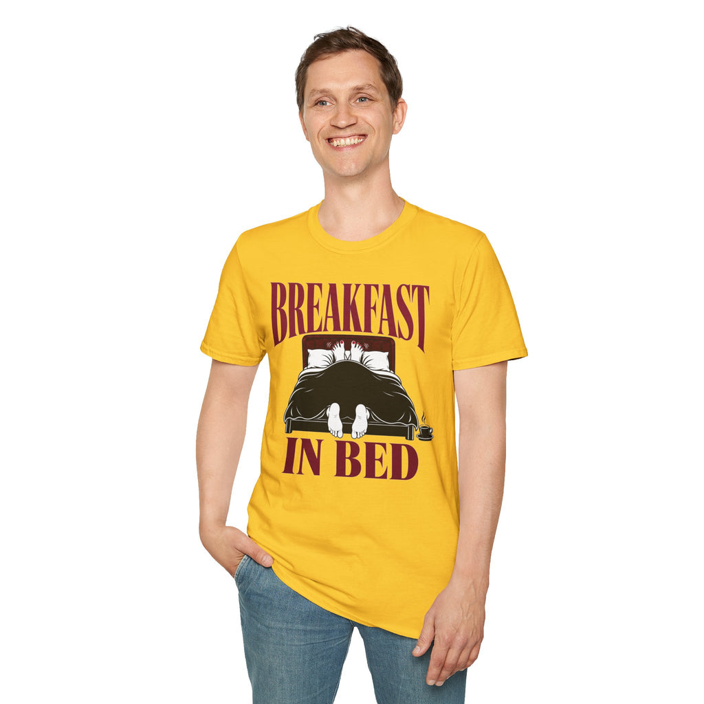 Breakfast In Bed cheeky adult humour t-shirt, photo 12