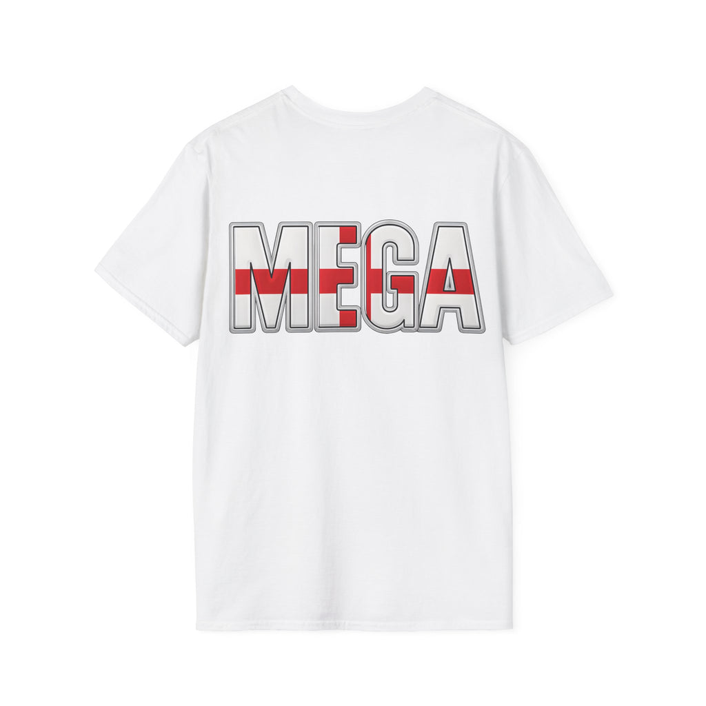 MEGA England T-Shirt | English Lion Tee | Funny Patriotic St George's Day Shirt | Cheeky England Pride Top