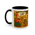 Christmas Mug with Dog - It Was Him Funny UK Gift | Relatable Farting Dad and Dog Cup