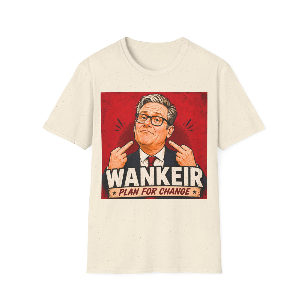 Wankeir Labour Parody T-Shirt | Keir Starmer Satire Tee