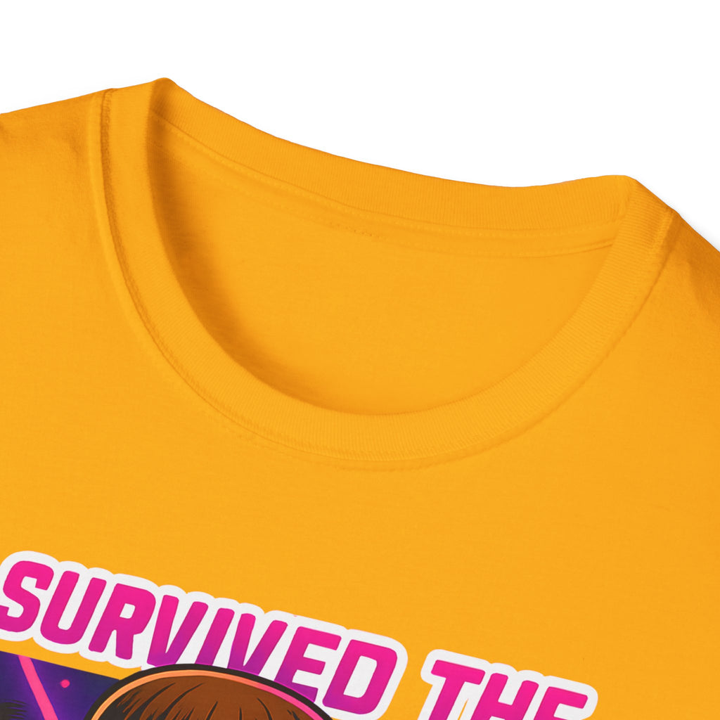 I Survived the Ibiza Final Boss T-Shirt | Funny UK Summer Meme Tee | British Pop Culture Rave Shirt | Festival Uni Gift Retro Party Tee