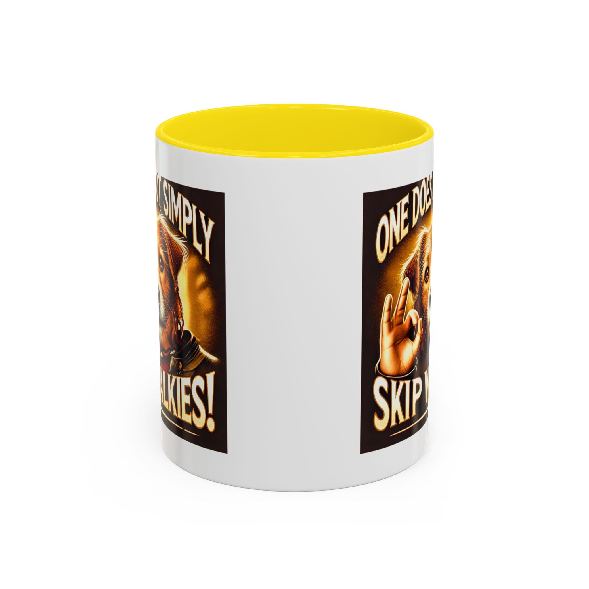 One Does Not Simply Skip Walkies - 11oz Funny Dog Mug | Lord of the Rings Coffee Mug | Dog Lover Gift | Mug for Dad | Pet Owner Gift