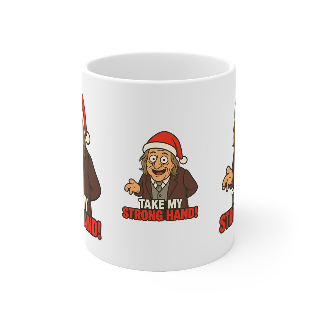 Hanson the Butler Scary Movie 2 parody Christmas mug