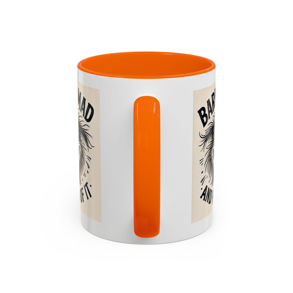 Barking Mad and Proud of It - Funny Dog Accent Coffee Mug | 11oz Ceramic Cup for Office Workers, Secret Santa Gift, Novelty Mug