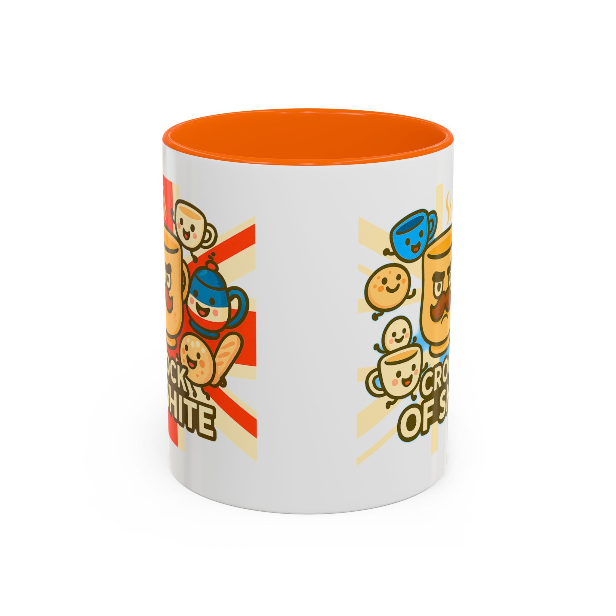 Crock of Shite Mug | Funny British Humour Teacup Cartoon | UK Patriot Banter Gift, Quirky Novelty Coffee Cup 11oz