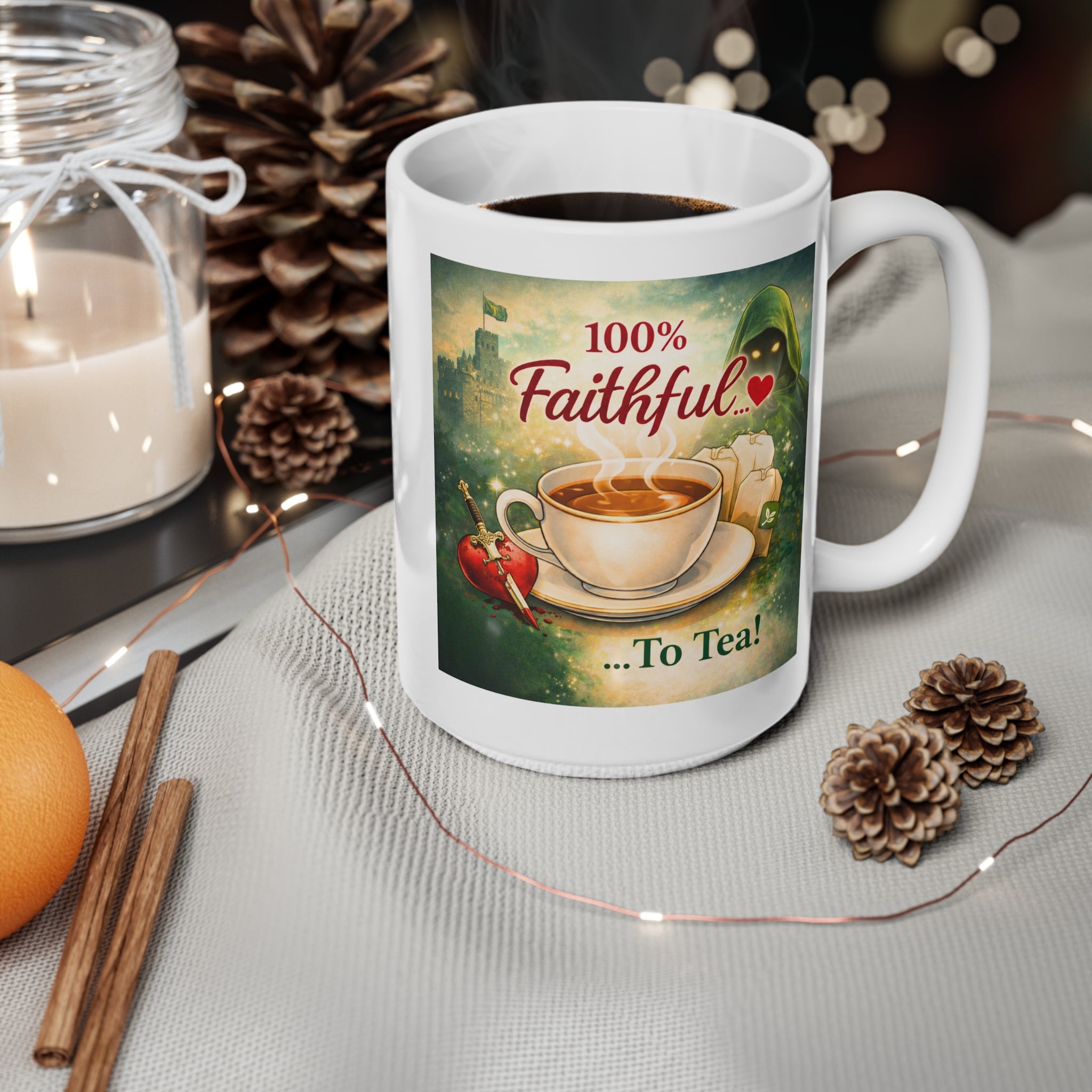 Traitors UK Funny Tea Mug - 100 Percent Faithful To Tea Cup