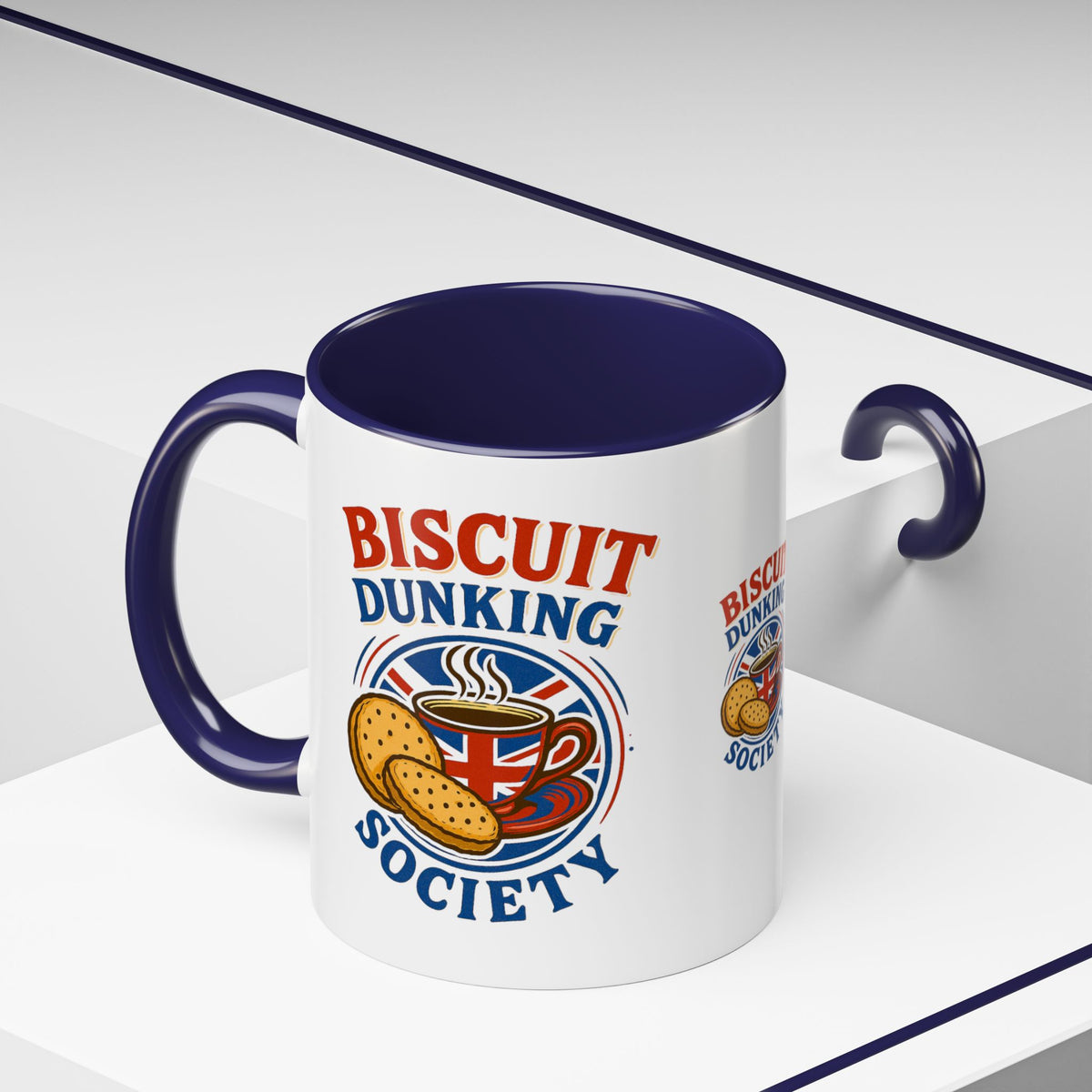 Biscuit Dunking Society Union Jack tea mug, photo 7