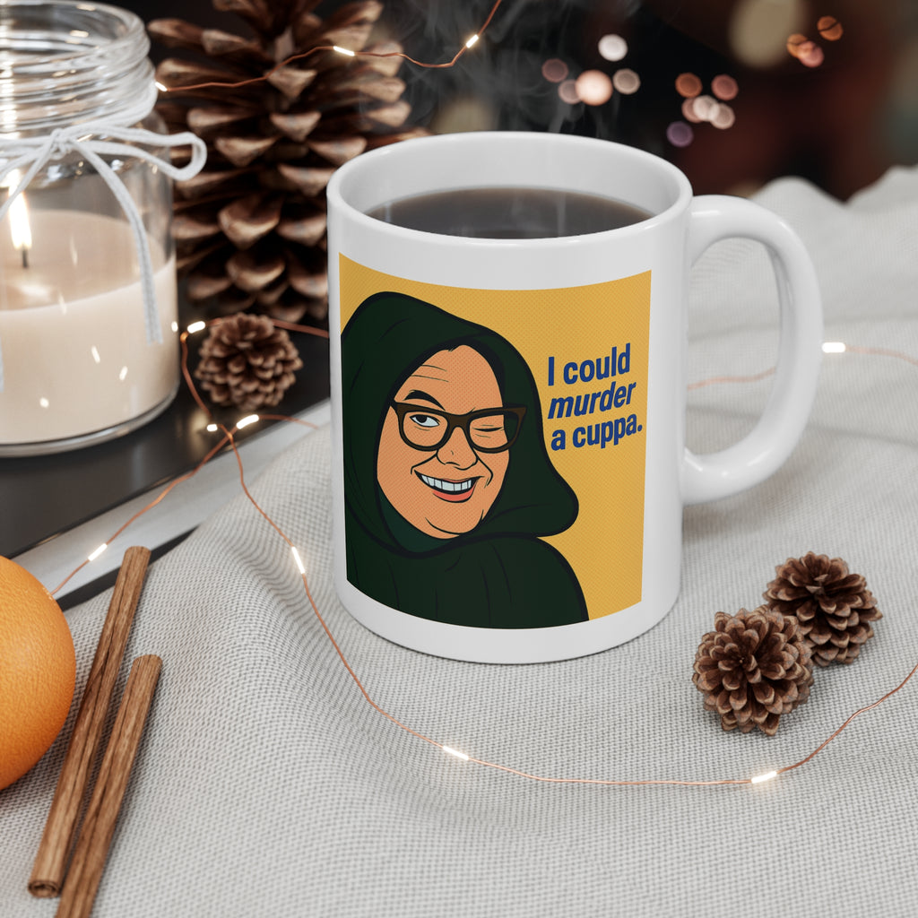 Ultimate Alan Carr Celebrity Traitors Dual Image Pop Art UK Mug | Funny British TV Show Cup | Cheeky Gift for TV Fans