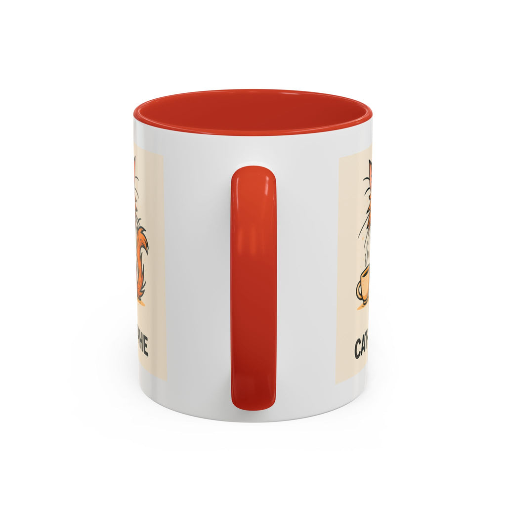 I'm A Cat-astrophe 11oz Mug | Funny Frazzled Cat Coffee Cup | Hot Mess Cat Lover Gift | Microwave & Dishwasher Safe | Whimsical Animal Mug
