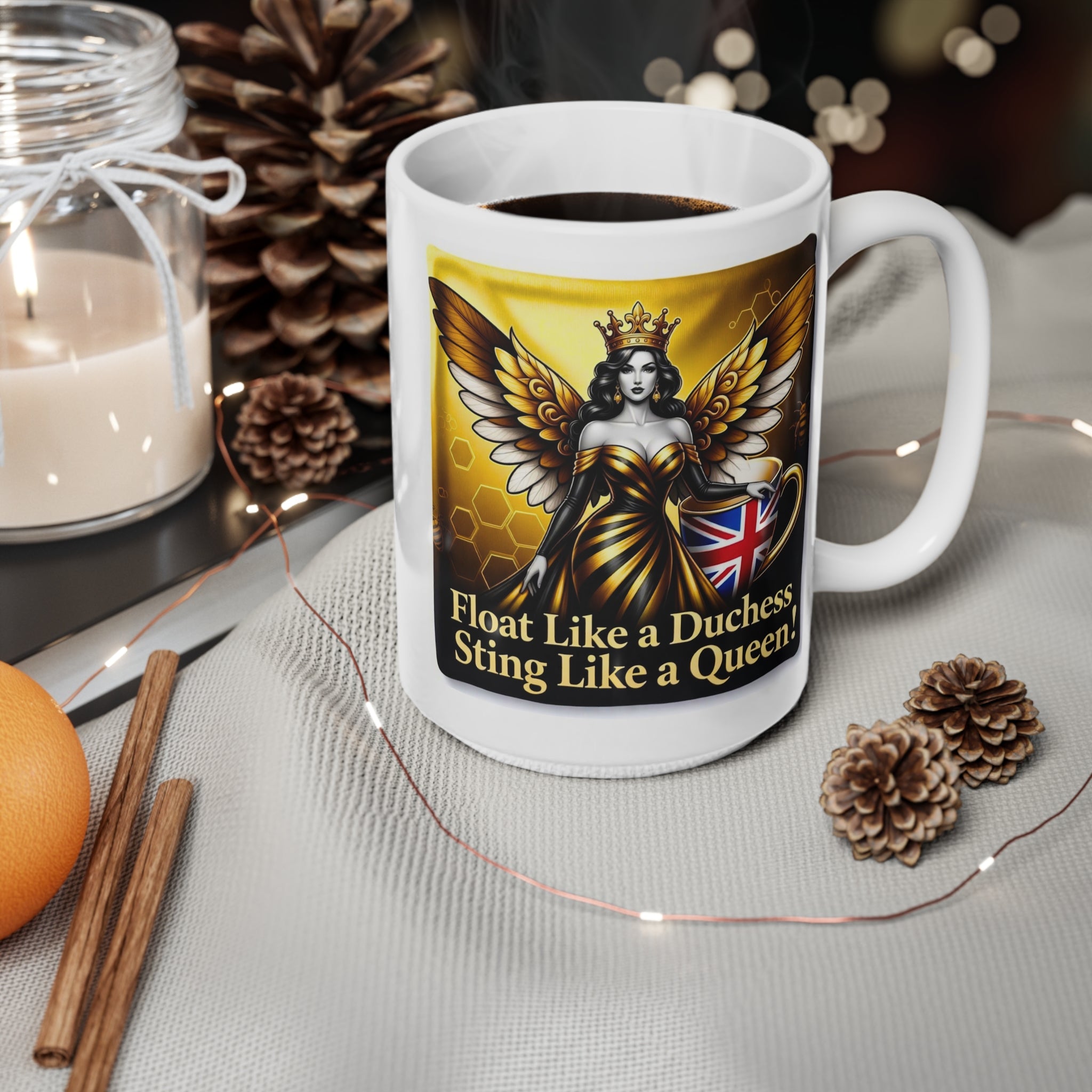 Queen Bee Feminist Mug | International Women's Day Girl Power Cup