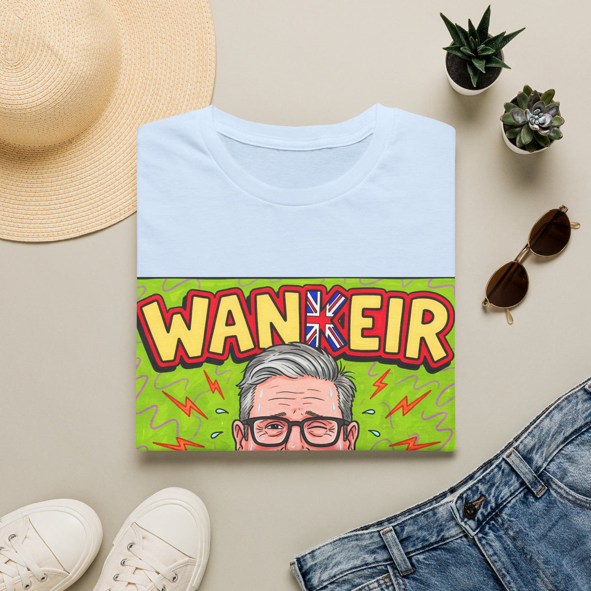 Wankeir T-Shirt | Funny Keir Starmer Parody Tee