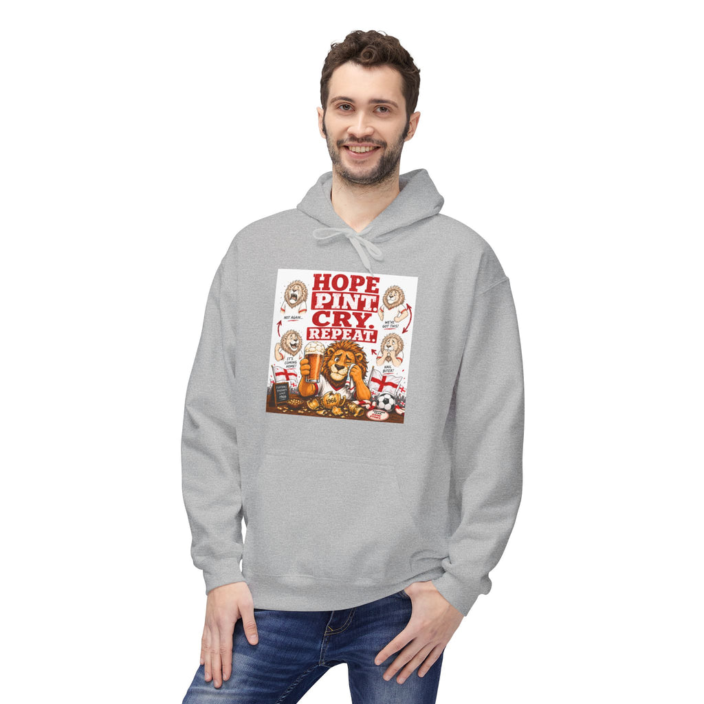 Three Lions Emotional Support Hoodie | Funny England Football