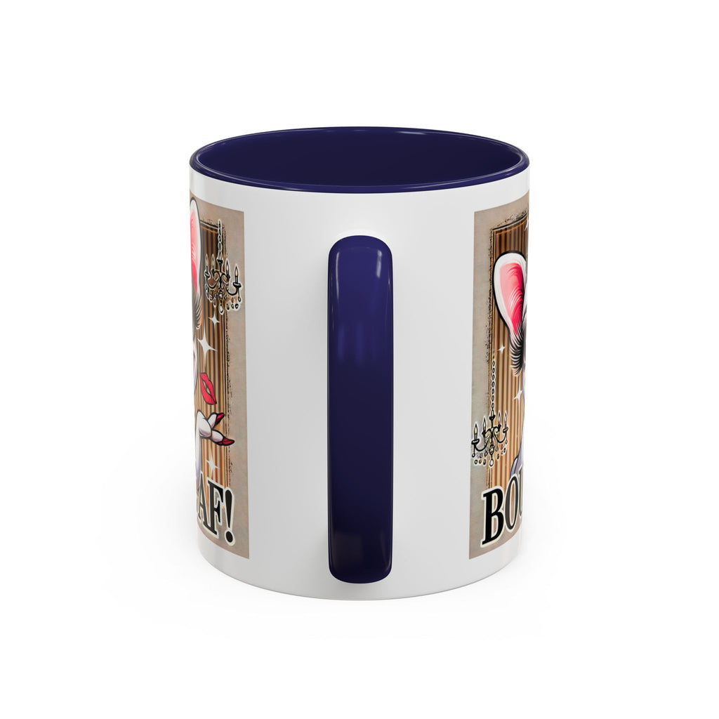 BOUJEE AF Frenchie Mug | 11oz Cute Ceramic Coffee Cup Gift for Animal Lovers | French Bulldog Novelty Mug