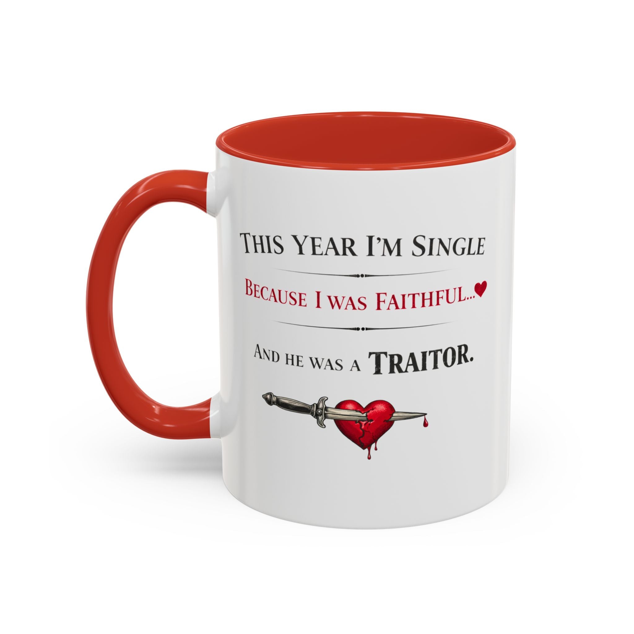 Traitors UK Inspired Funny Single Valentine Mug | Galentine's Faithful Break-Up Cup